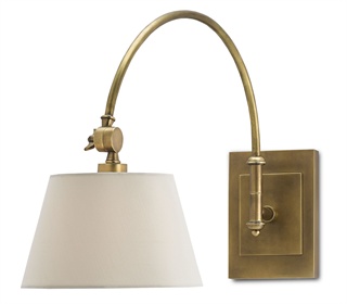 Currey & Company: Ashby Swing-Arm Sconce