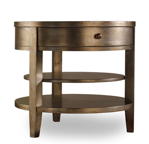 Hooker: Sanctuary One-Drawer Round Lamp Table
